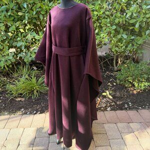 Couture-inspired Custom Cape | Top quality wool & silk trim lining | Sz 10/12